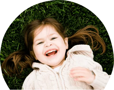 Young girl smiling